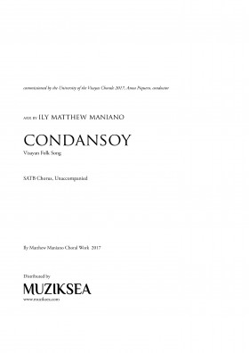 Condansoy (SATB)
