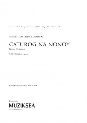 Caturog Na, Nonoy (SSAATTBB)