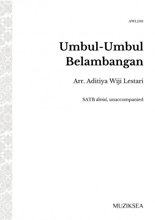 Umbul-Umbul Belambangan (SATB)